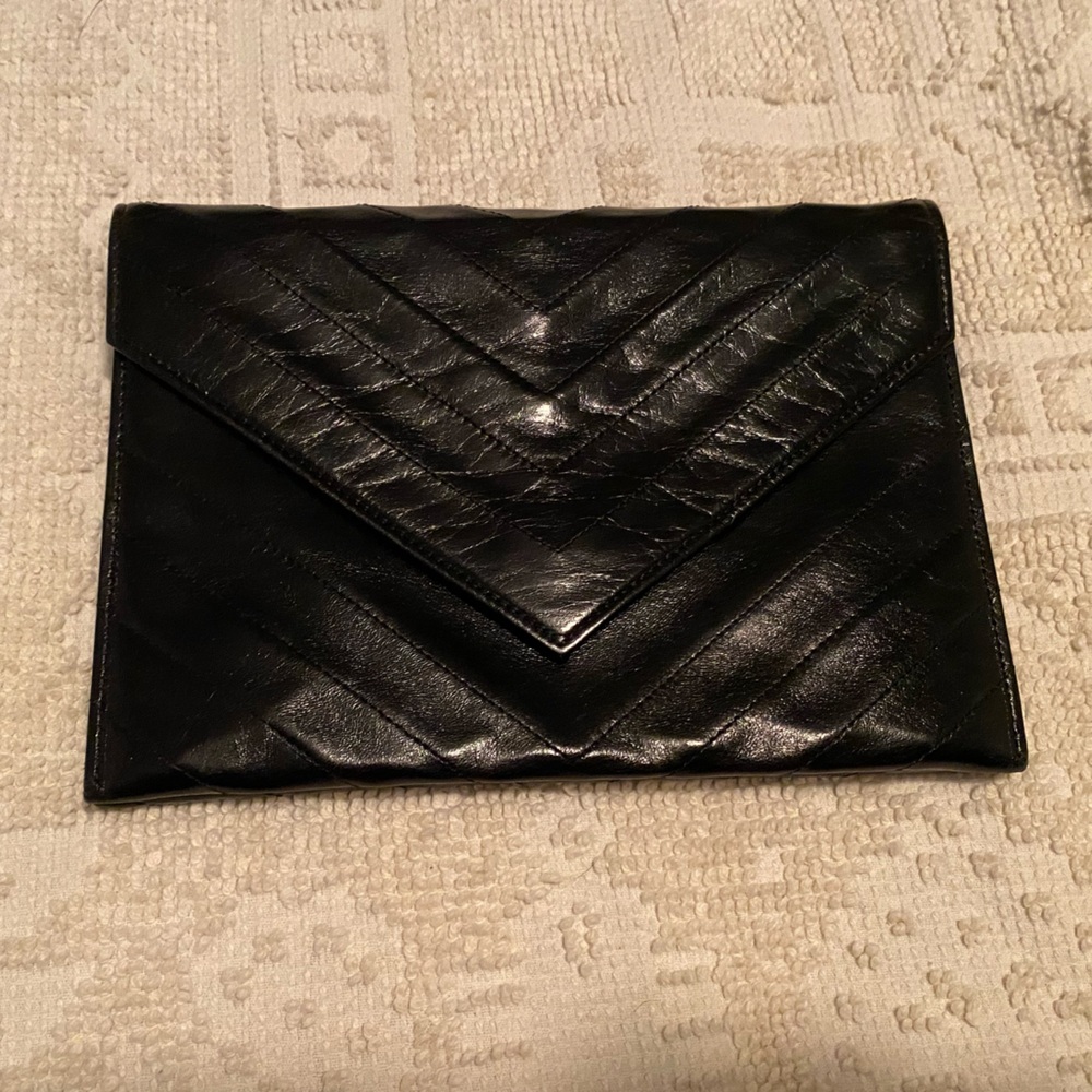YSL Chevron Clutch